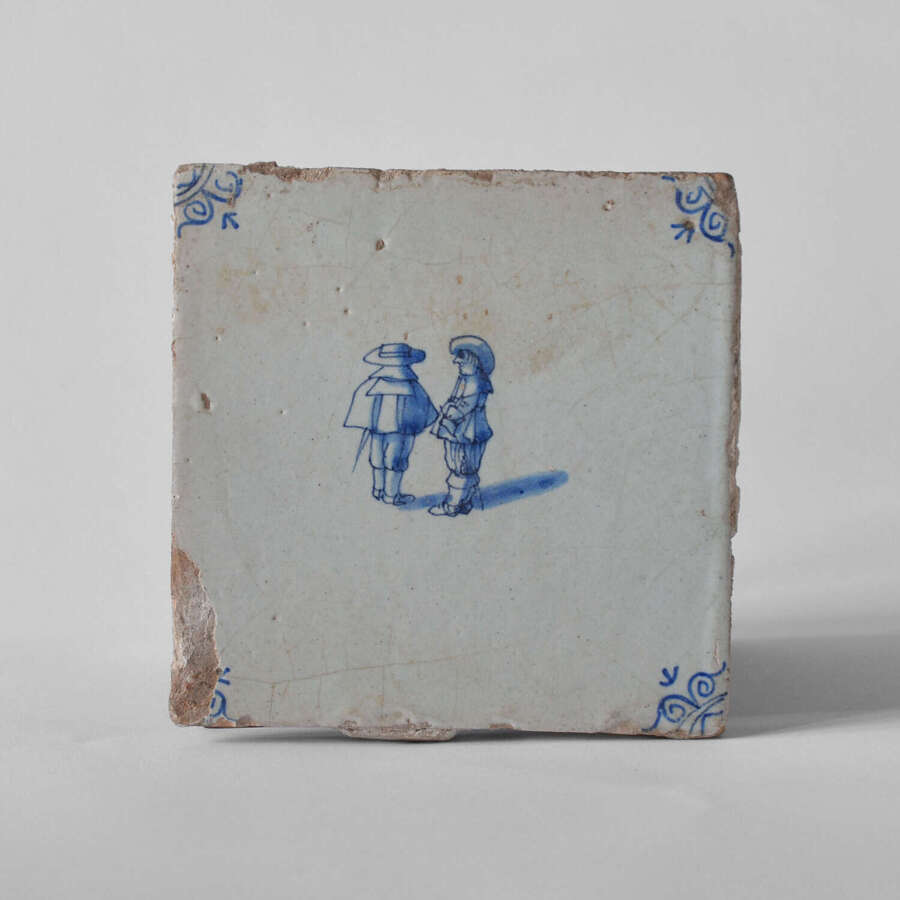 18th century Delft tile