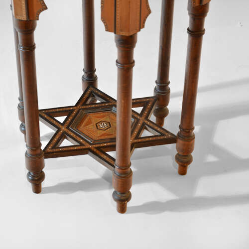 Hexagonal Damascus table