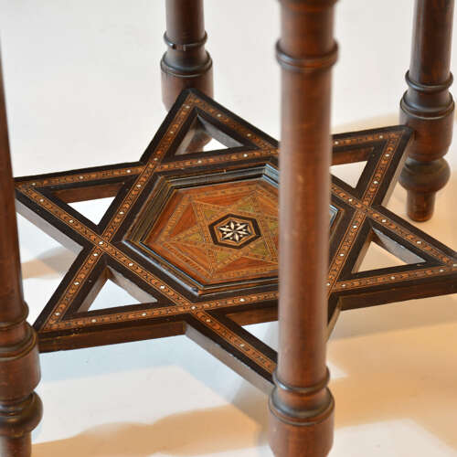 Hexagonal Damascus table